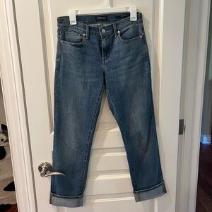 Banana Republic Girlfriend Crop Jean Size 27 in Dark Wash
